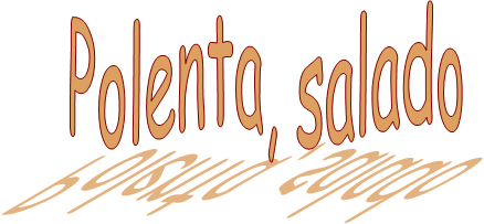 Polenta, salado