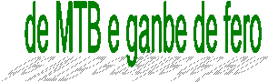 de MTB e ganbe de fero